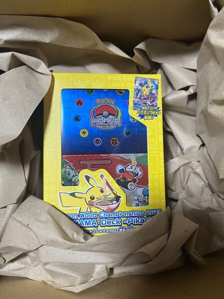 新品未開封 ポケモンカードワールドチャンピオンシップ2023 横浜記念ピカチュウ