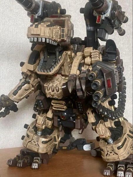 ウェザリング塗装 ゾイド hmm ゴジュラス ジ オーガ 完成品 ジャンク コトブキヤ プラモデル ZOIDS