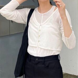 新品 CAPRICIEUX LE'MAGE タンクSETクロップカーディガン