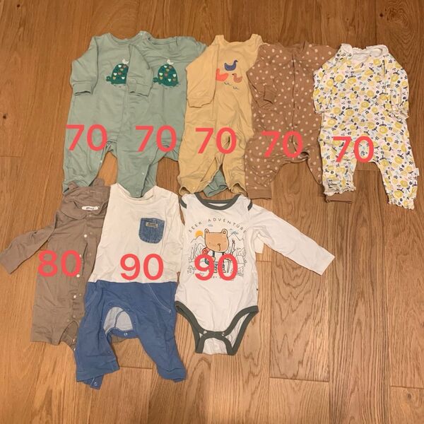 ロンパース 70 80 90 ベビー服 ベビー