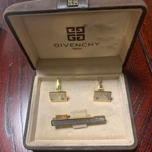 GIVENCHY ジバンシィ タイピン カフス セット ゴールド