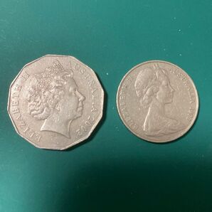 20セント硬貨 エリザベス2世 2番目の肖像画 貨幣 コイン オーストラリア