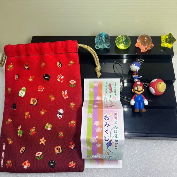 【マリオ巾着クラブニンテンドー】【どうぶつの森みしらぬネコ】【マリオキーホルダー・キノコストラップ】【カービィアクリルストーン】