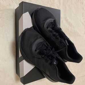 adidas ランニングシューズ 25cm ブラック 新品未使用