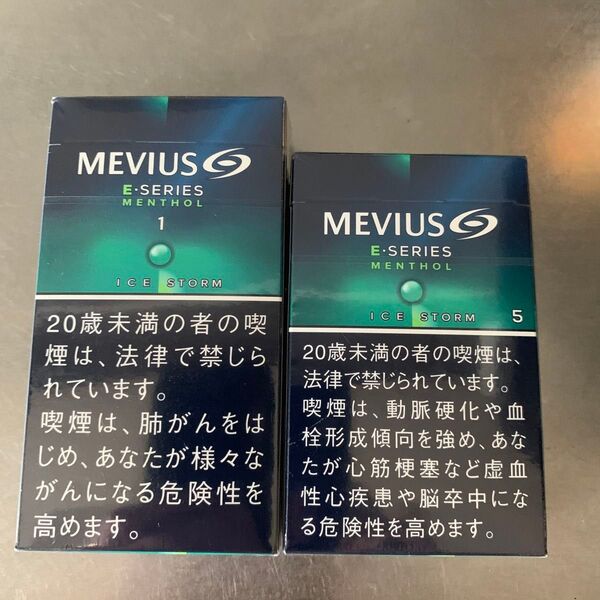 MEVIUS E-SERIES MENTHOL ICE STORM 空箱 2個セット