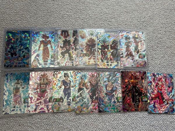 SDBH カード 13枚セット 引退品 ドラゴンボールヒーローズ トレカ キラ 貴重 スーパードラゴンボール 引退品