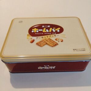 不二家 ホームパイ アーモンドクッキー缶