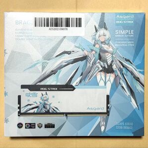 新品 未開封 Asgard ROG STRIX 吹雪 メモリ 32GB ( 16GB×2枚 ) DDR5-6800 RAM