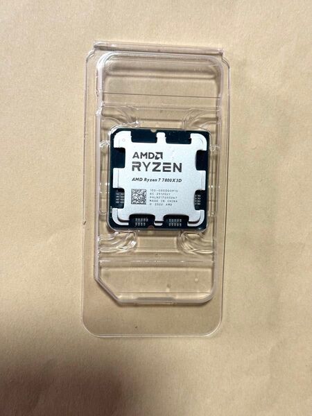 CPU AMD Ryzen7 7800X3D 新品未開封 ゲーミングPC パーツ バルク品