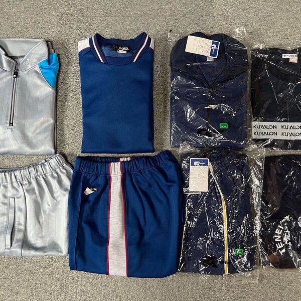 (未使用品&中古品まとめて)学校体操着上下セット 4組