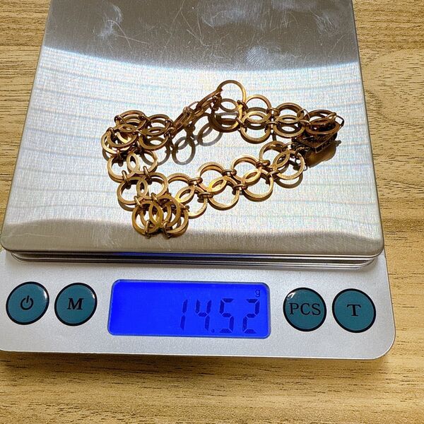 K18 14.5g 750 ブレスレット 金 貴金属