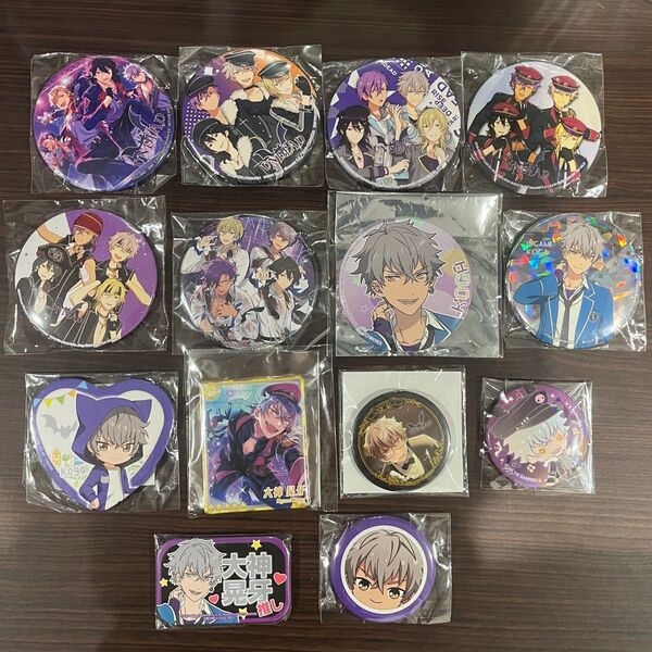 あんスタ 大神晃牙 缶バッジ グッズセット 14点