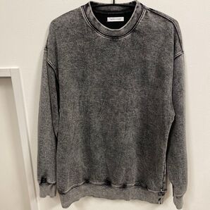FREAK'S STORE ヴィンテージライク クルーネック プルオーバースウェット/パウダー加工