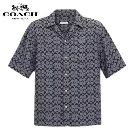 【COACH★C7812】コーチ メンズ シグネチャーキャンプシャツ 定価55,000円 保存袋付き 新品 サイズ選択可!