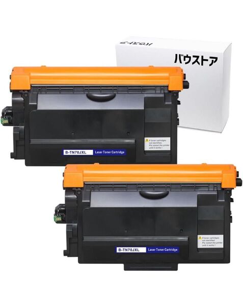 バウストア Brother TN70JXL 残量表示対応 互換トナーカートリッジ 2個 MFC-L6820DW MFC