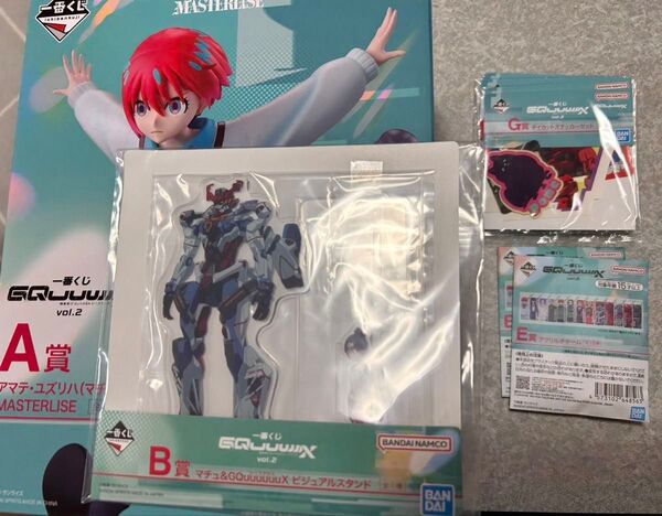 一番くじ ガンダム ジークアクス A賞 マチュ アマテ ユズリハ B賞 ビジュアルスタンド GQuuuuuuX 10点セット