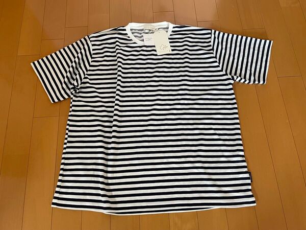 ロゴス LOGOS Tシャツ 半袖 大きいサイズ 5L ビックシルエット ボーダー 未使用