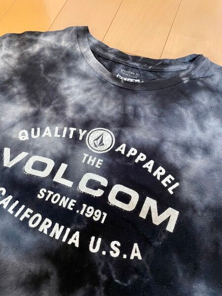 ボルコム volcom Tシャツ Mサイズ タイダイ ブラック