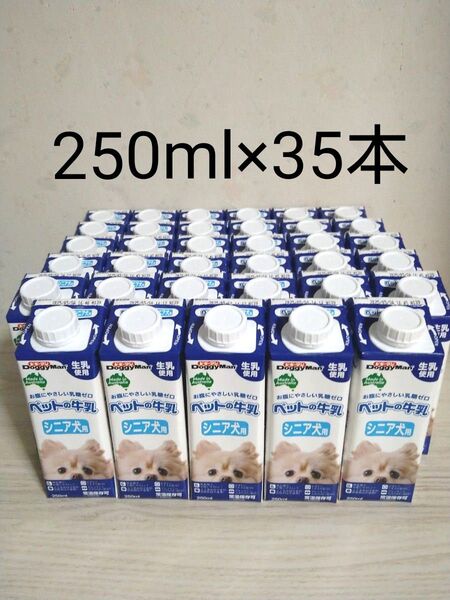 ドギーマン ペットの牛乳 シニア犬用 250ml×35本