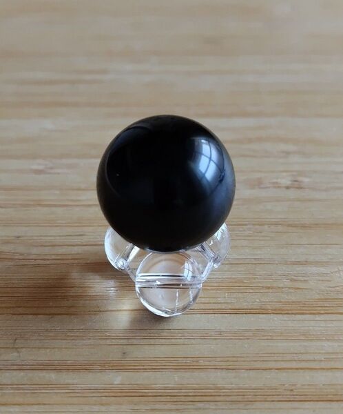 値下げ不可 中古 モリオン スフィア 丸玉 魔除け パワーストーン 天然石