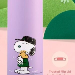 スターバックス スヌーピー ステンレスボトル パープル PEANUTS 【20】