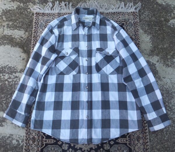 90s stjohns bay heavy nelshirt BIG SIZE XL 長袖シャツ ネルシャツ