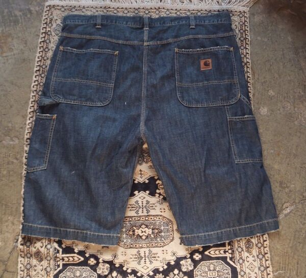 90s00s carhartt denime painter short pants カーハート ペインター 古着