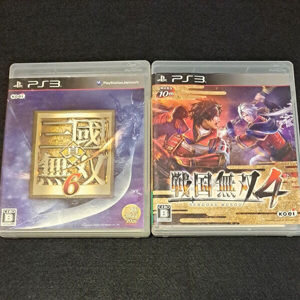 PS3ソフト 真・三國無双6 戦国無双4 2本セット