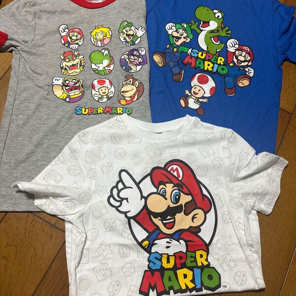 スーパーマリオ 半袖Tシャツ 140cm 未使用 3枚セット