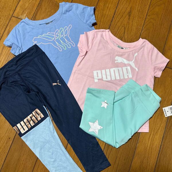 女の子 4点セット PUMAプーマ 半袖Tシャツ 80cm