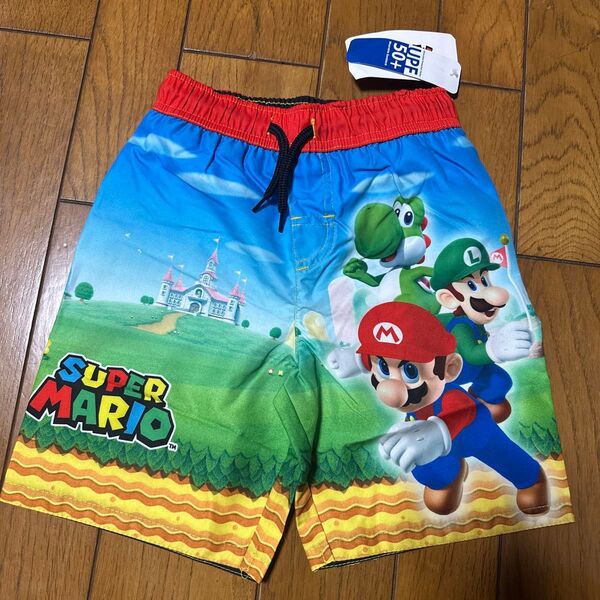 男の子 水着 スーパーマリオ UPF50+ 120cm~130cm