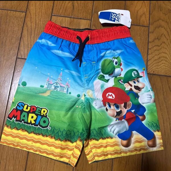 男の子 水着 スーパーマリオ UPF50+ 120cm~130cm