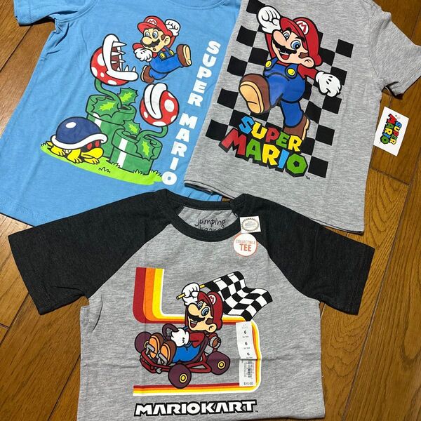 スーパーマリオ 半袖Tシャツ 120cm 未使用 3枚セット