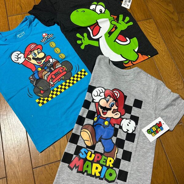 スーパーマリオ 半袖Tシャツ 120cm 未使用 3枚セット