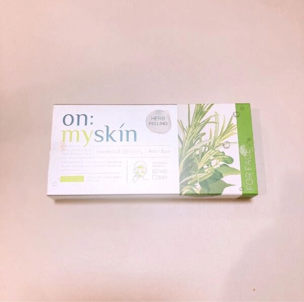【新品未開封】ヨミテ on:myskin オンマイスキン face用 ハーブピーリング 1箱8個入り