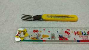 ❤ good-looking Shinkansen lunch Fork 923 shape yellow color!1 piece * new goods unused postage 180 jpy 