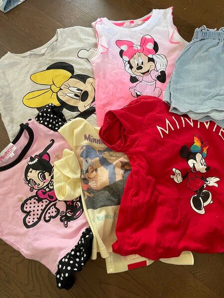 Tシャツ まとめ売り ミニーちゃん H&M プティマイン ハーフパンツ