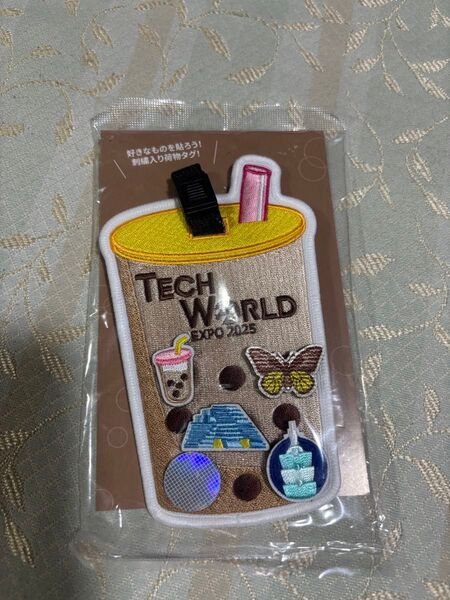 大阪関西万博 台湾館 TECH WORLD EXPO2025 刺繍入り荷物タグ