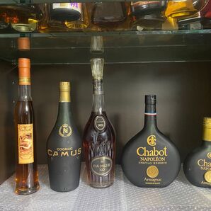 ブランデー コニャック、アルマニャック 5本セット 古酒 CAMUS Chabot