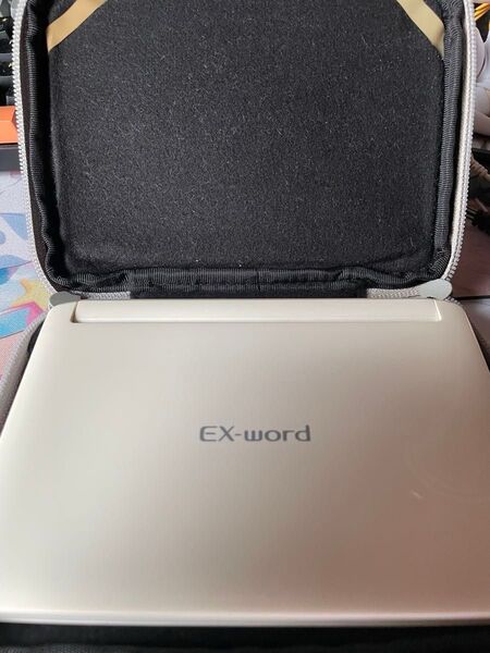 電子辞書 CASIO エクスワード XD-SG6850 カバー付き EX-word SHARP コード付きタッチペン付き 欠品無し