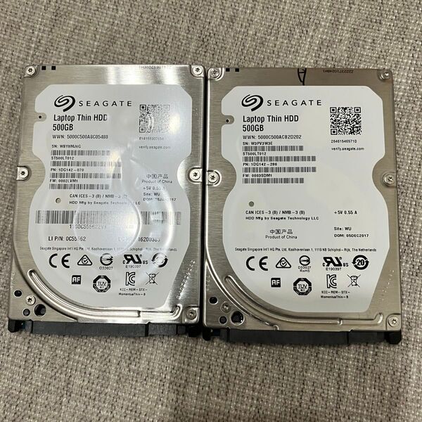 SEAGATE HDD 500GB 2つセット