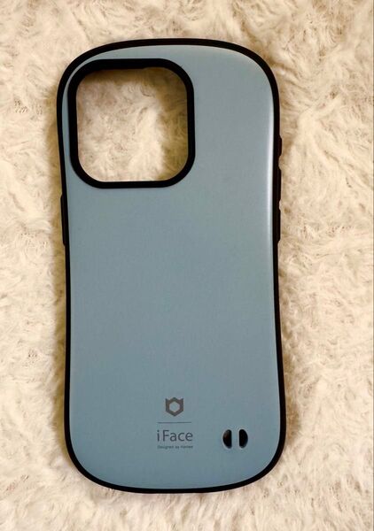 iPhone 15 Pro iFace First Class KUSUMIケース 41-960318(くすみブルー)