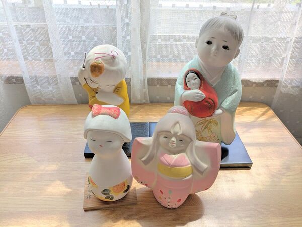 伝統工芸博多人形 4体 まとめ売り