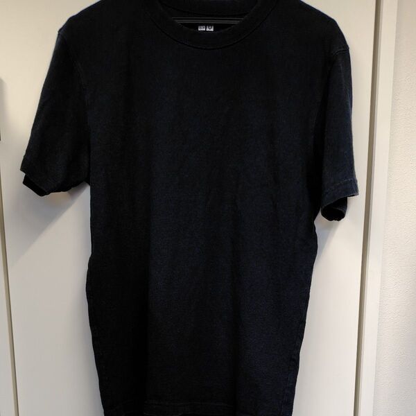 GU 無地Tシャツ ネイビー系 M