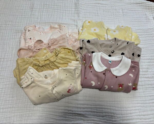 ベビー服 ロンパース まとめ売り7枚 70サイズ