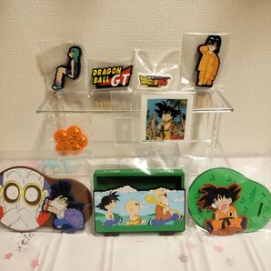 一番くじ ドラゴンボール ロゴラバー ラバースタンド ロゴクリップ ラバーケース&ラバーコースター 9点セット