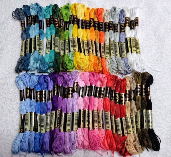 50色セット 刺繍糸 25番 まとめ売り クロスステッチ ハンドメイド