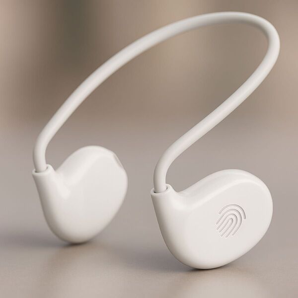 【新品未使用】空気伝導イヤホン Bluetooth5.3 軽量 耳を塞がない設計 ワイヤレス
