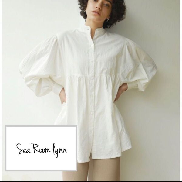 Sea Room lynn シールームリン コットンWASHギャザーシャツ