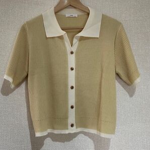 イエロー 半袖 シャツ